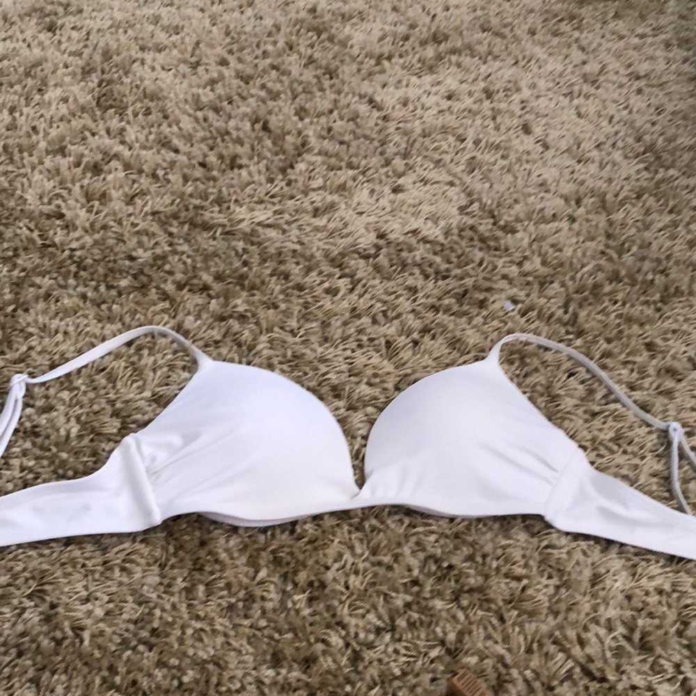 White v swimsuit
